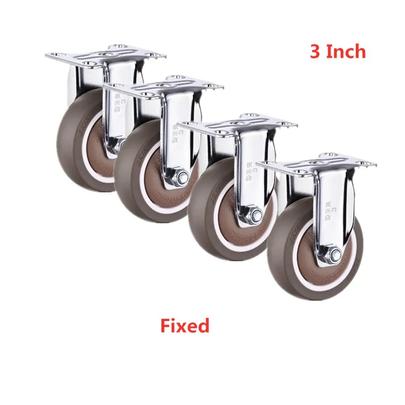 (4 Packs) 3 Inch Fixed Caster Rubber Mute Light Furniture Medical Shelf Ventilator Wheel
(4 Packs) 3 Inch Fixed Caster Rubber Mute Light Furniture Medical Shelf Ventilator Wheel