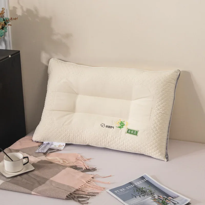 Honeysuckle pillow core moisture absorbing pillow household single adult cervical protection deep sleep sleep special pair
Honeysuckle pillow core moisture absorbing pillow household single adult cervical protection deep sleep sleep special pair