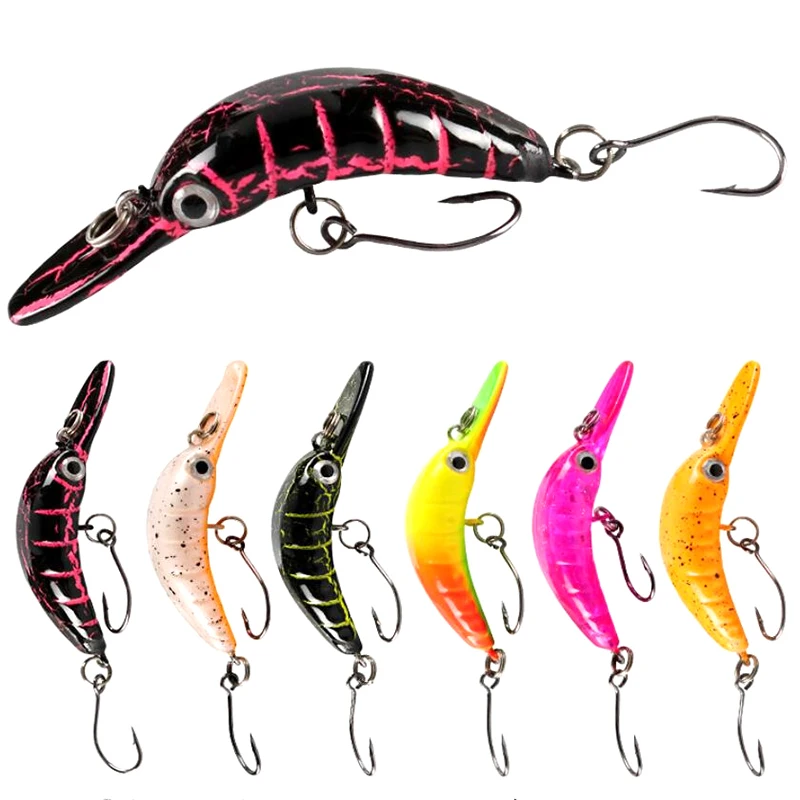 

Sinking Minnow Fishing Lure 5cm 2.5g Mini Artificial Hard Bait Sharp Hook Pike Bass Crankbait Wobblers Trout Tackle