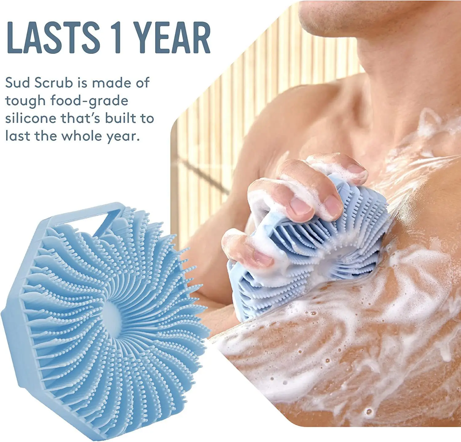 Silicone Body Scrub Shower Brush, Ergonomic Handle, Suitable for Portable Cleaning Brushes of All Ages, Silicone Body Scrubber
Silicone Body Scrub Shower Brush, Ergonomic Handle, Suitable for Portable Cleaning Brushes of All Ages, Silicone Body Scrubber