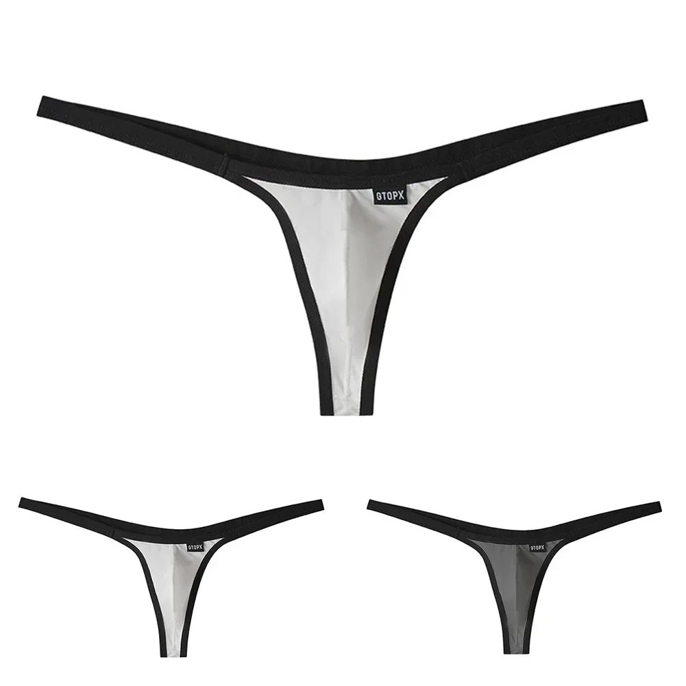 Men's Sexy Bikinis Briefs Panties Thongs G-string Male Bulge Pouch T Back Bkini Gay Sexy Underwear Tanga Hombre Underpants
Men's Sexy Bikinis Briefs Panties Thongs G-string Male Bulge Pouch T Back Bkini Gay Sexy Underwear Tanga Hombre Underpants