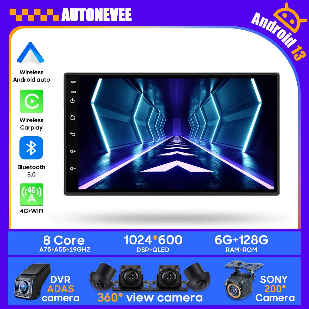 Multimedia Stereo Player 7" Android 11 Universal for Nissan QASHQAI/X-TRAIL TOYOTA COROLLA Hyundai Kia Car stereo Navi Radio GPS
Multimedia Stereo Player 7" Android 11 Universal for Nissan QASHQAI/X-TRAIL TOYOTA COROLLA Hyundai Kia Car stereo Navi Radio GPS