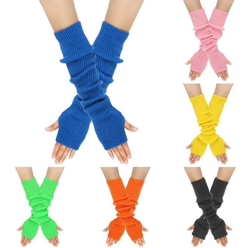 Women Long Arm Fingerless Gloves Autumn Winter Warm Wool Longer Knitted Fake Sleeves Casual Soft Fashion Oversleeve Arm Warmer
Women Long Arm Fingerless Gloves Autumn Winter Warm Wool Longer Knitted Fake Sleeves Casual Soft Fashion Oversleeve Arm Warmer