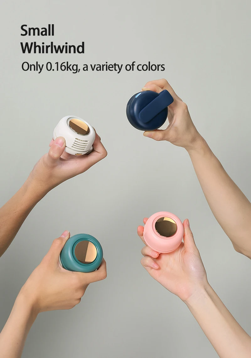 Mini Silent Fan 360 Degree Rotatable Type-c Charging Lazy Decoration Fan Can Be Hung On The Waist
Mini Silent Fan 360 Degree Rotatable Type-c Charging Lazy Decoration Fan Can Be Hung On The Waist