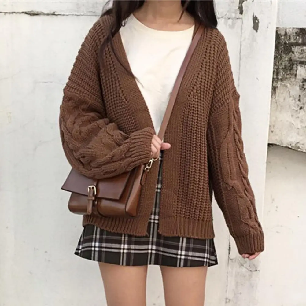 Women Coat Cozy Winter Knitted Cardigan Soft Elastic Stylish Sweater Jacket for Women Women Sweater Coat
Women Coat Cozy Winter Knitted Cardigan Soft Elastic Stylish Sweater Jacket for Women Women Sweater Coat