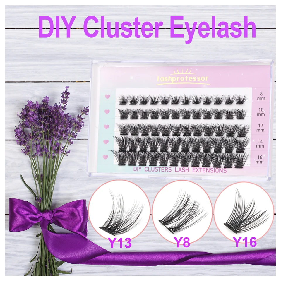 Lashprofessor 60D 0.07MM DIY Cluster Eyelash Extension Super Soft Segmented Eyelashes Heat Bonded Dovetail Premade Lashes Cilios
Lashprofessor 60D 0.07MM DIY Cluster Eyelash Extension Super Soft Segmented Eyelashes Heat Bonded Dovetail Premade Lashes Cilios