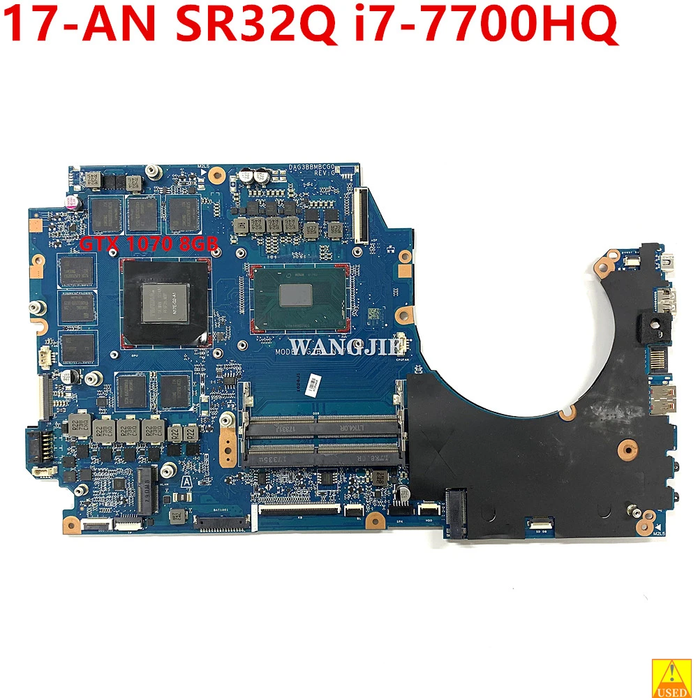 Used For HP 17 17-AN 17T-AN Laptop Motherboard DAG3BBMBCG0 SR32Q i7-7700HQ GTX1070 8G-GPU 929515-001 929515-601 100% Working
Used For HP 17 17-AN 17T-AN Laptop Motherboard DAG3BBMBCG0 SR32Q i7-7700HQ GTX1070 8G-GPU 929515-001 929515-601 100% Working