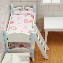 Simulation Bed Multifunctional Scale 1:12 Reusable Kids Pretend Toy Miniature Double-decker Dollhouse Bed for Dollhouse
Simulation Bed Multifunctional Scale 1:12 Reusable Kids Pretend Toy Miniature Double-decker Dollhouse Bed for Dollhouse