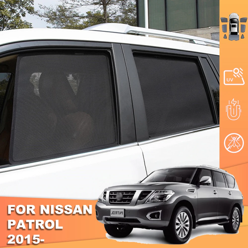 For Nissan PATROL Y62 Nismo 2014-2022 Magnetic Car Sunshade Front Rear Windshield Frame Curtain Baby Side Window Sun Shade Visor
For Nissan PATROL Y62 Nismo 2014-2022 Magnetic Car Sunshade Front Rear Windshield Frame Curtain Baby Side Window Sun Shade Visor