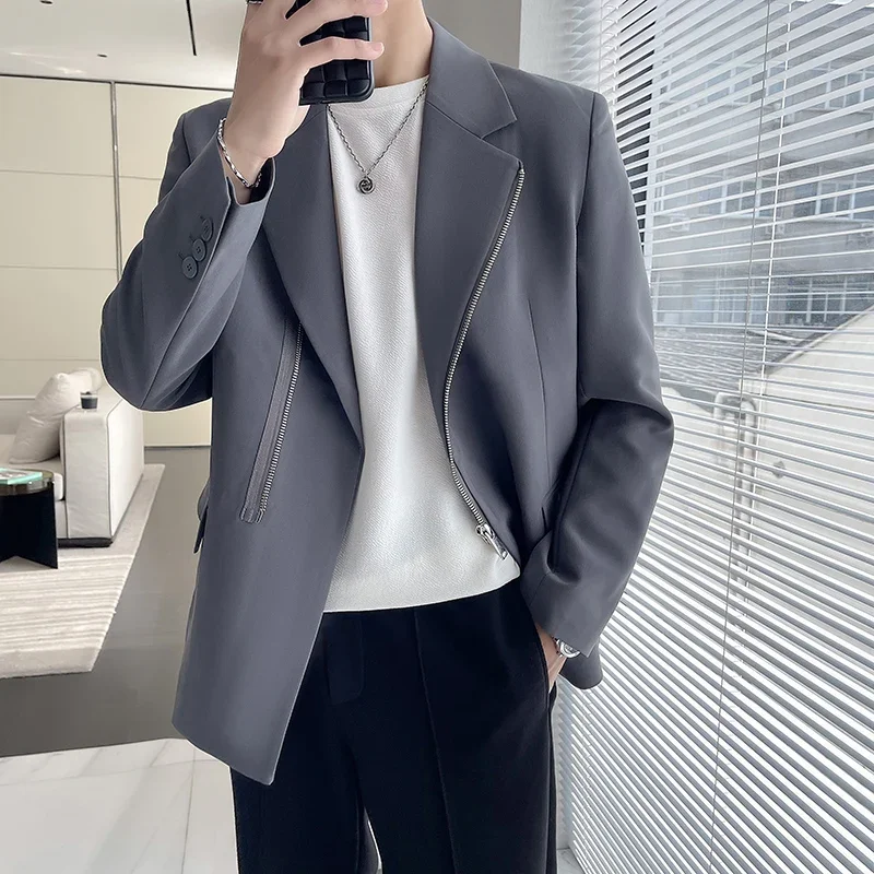 2023 High Quality Business Casual Suit Jacket Men Solid Color Slim Gentleman Wedding Groom Blazer Masculino Social Men Clothing
2023 High Quality Business Casual Suit Jacket Men Solid Color Slim Gentleman Wedding Groom Blazer Masculino Social Men Clothing