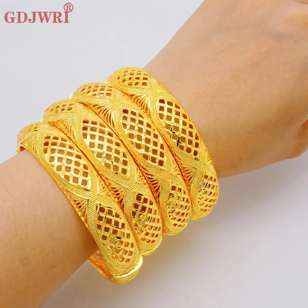 Luxury Dubai Gold Color Bangles For Women Indian African Bracelets Charm Wedding Ethiopian Arabic Hand Hawaiian Jewelry Gift 
Luxury Dubai Gold Color Bangles For Women Indian African Bracelets Charm Wedding Ethiopian Arabic Hand Hawaiian Jewelry Gift