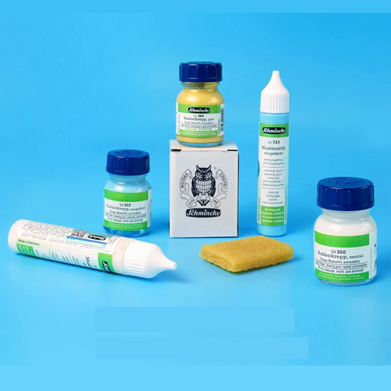Schmincke Watercolor Medium White Liquid 25ml White Glue Blocking Liquid Tube Bottled Tasteless Blue/Gold /White
Schmincke Watercolor Medium White Liquid 25ml White Glue Blocking Liquid Tube Bottled Tasteless Blue/Gold /White