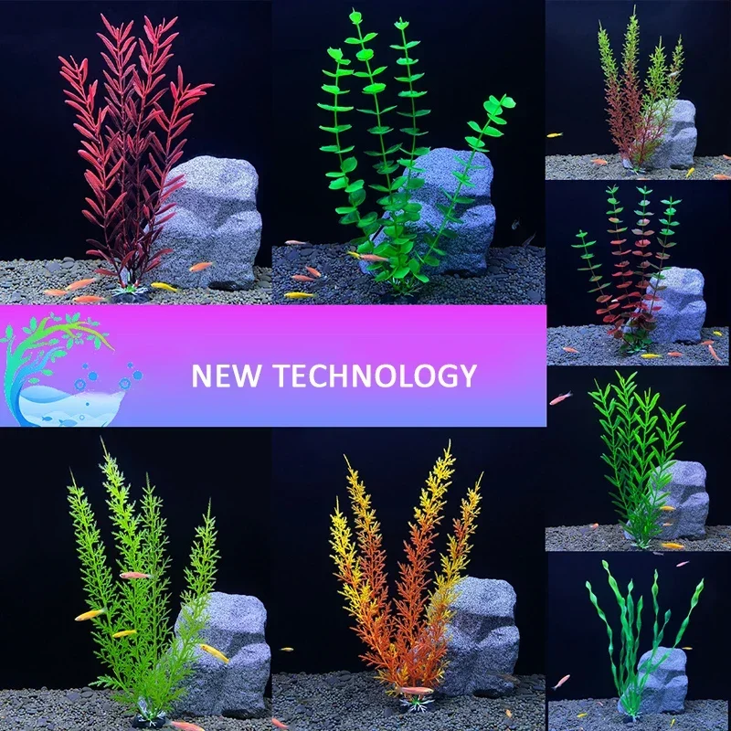 

Simulated Aquatic Plants Fish Tank Landscaping PVC Plastic Water Grass Aquarium Decorative Plant Ornaments Aquatic Accessories