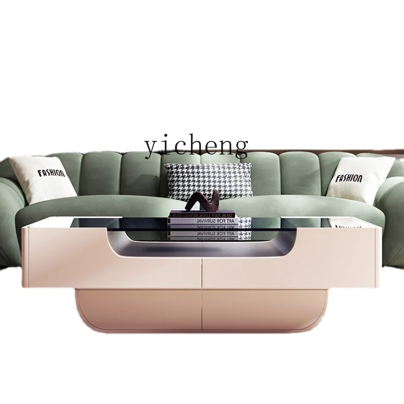 XL Square Coffee Table Modern Small Apartment Living Room Glass Artistic Sense Tea Table Bench
XL Square Coffee Table Modern Small Apartment Living Room Glass Artistic Sense Tea Table Bench