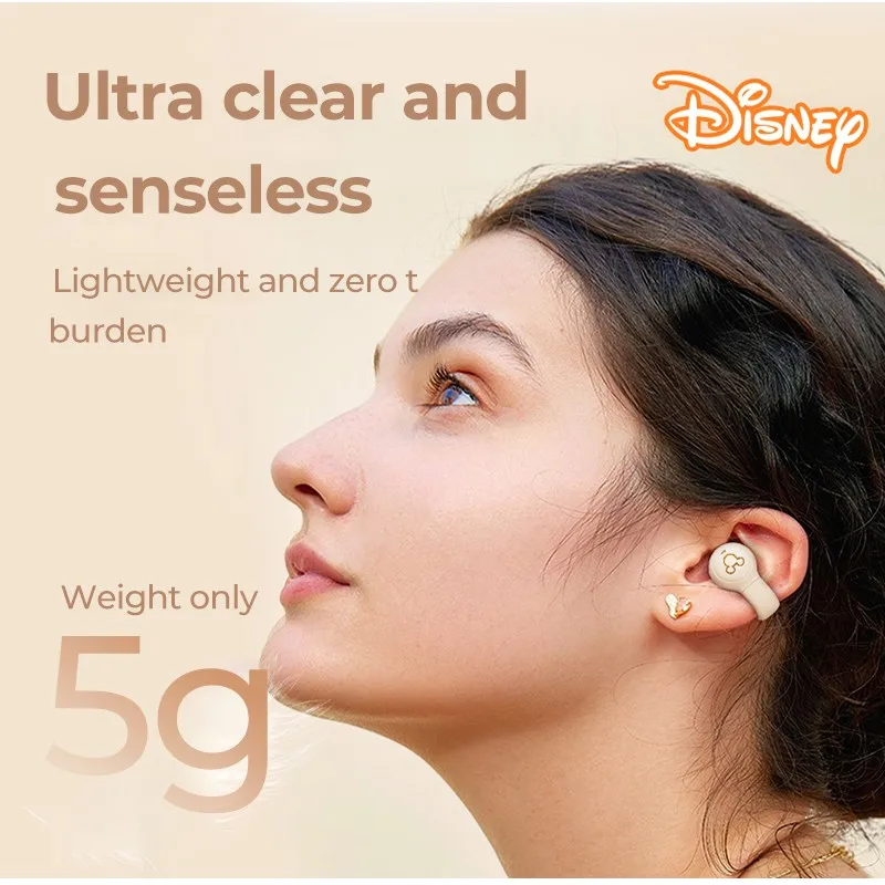 Original Disney DN12 Bluetooth 5.3 Noise Cancelling Headset Simple Design Earphones Lightweight Sports Headphones With Mic Original Disney DN12 Bluetooth 5.3 Noise Cancelling Headset Simple Design Earphones Lightweight Sports Headphones With Mic