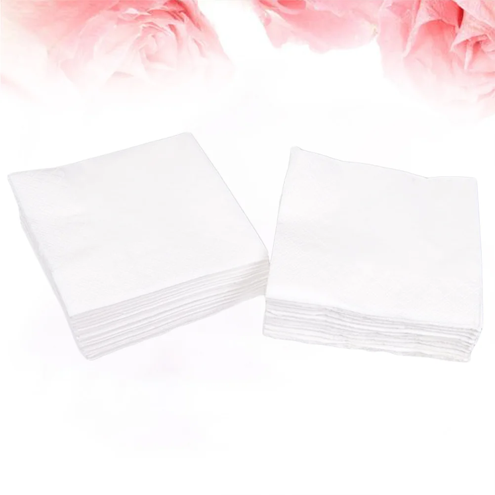 

300 Sheets Napkins for Restaurant 2-Ply Cocktail Drinks Paper Towel Dinner Square Tissue Beverages