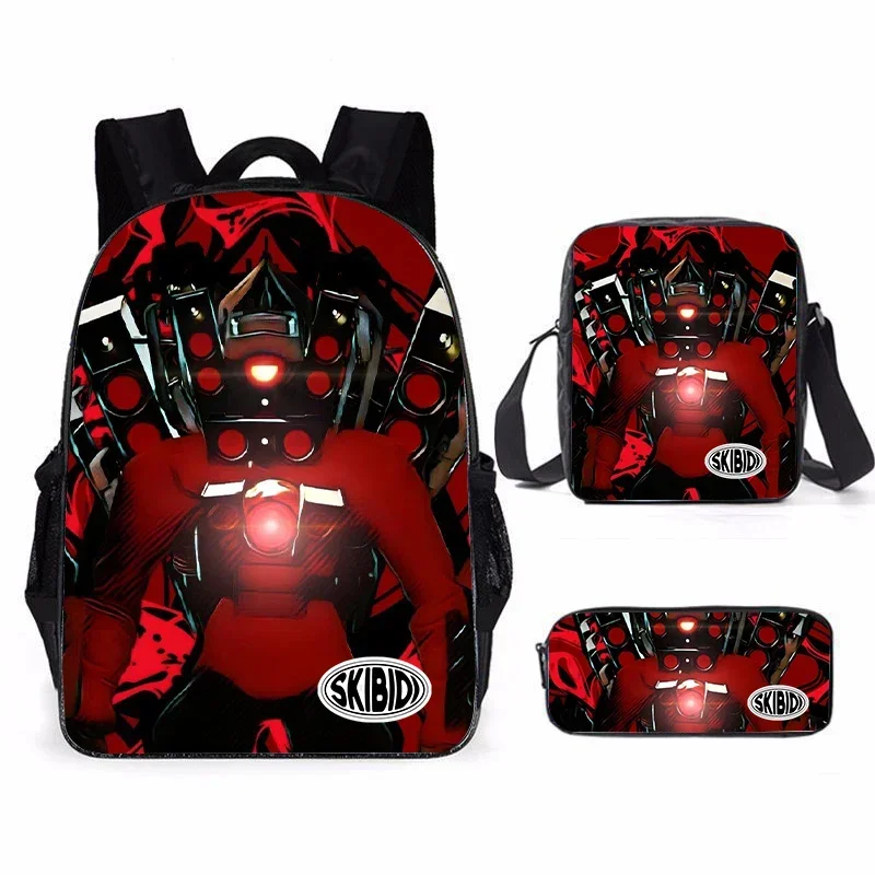 3Pcs/set Children's Skibidi Toilet Titan Speakerman Backpack School Bag & Storage Bag Shoulder Bag & Pencil Bag
3Pcs/set Children's Skibidi Toilet Titan Speakerman Backpack School Bag & Storage Bag Shoulder Bag & Pencil Bag