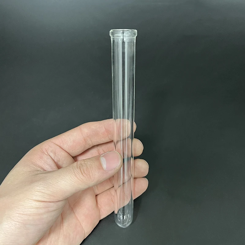 Thickened curling mouth test tube 16*150mm,O.D. 16mm,L. 150mm,High borosilicate glass round bottom inverted Test Tube
Thickened curling mouth test tube 16*150mm,O.D. 16mm,L. 150mm,High borosilicate glass round bottom inverted Test Tube
