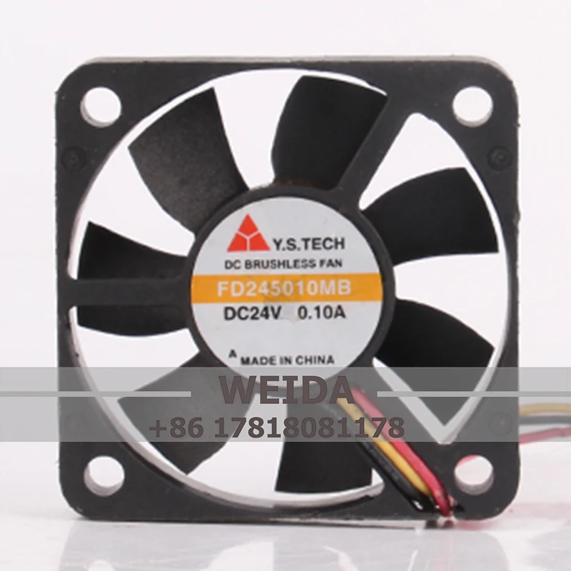 Case Fan for Y.S.TECH FD245010MB 50*50*10mm 5010 5CM 24V 0.1A Large Air Volume Inverter Cooling Fan
Case Fan for Y.S.TECH FD245010MB 50*50*10mm 5010 5CM 24V 0.1A Large Air Volume Inverter Cooling Fan