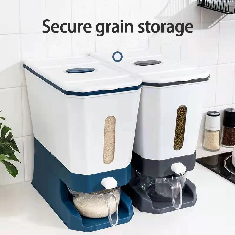 Rice Box Insect Proof Pressing Automatic Thickened Household Measuring Cereal Dispenser Grain Sealed Jar Seal New Rice Tank
Rice Box Insect Proof Pressing Automatic Thickened Household Measuring Cereal Dispenser Grain Sealed Jar Seal New Rice Tank