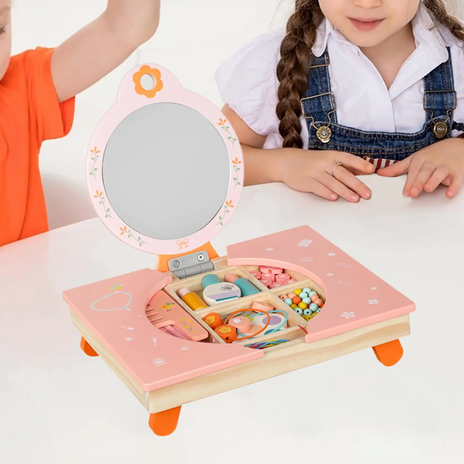 Kids Play Vanity Toy Pretend Makeup Early Learning Educational Toy Role Playing Vanity Toys Kids Makeup Vanity Toy for Toddlers
Kids Play Vanity Toy Pretend Makeup Early Learning Educational Toy Role Playing Vanity Toys Kids Makeup Vanity Toy for Toddlers