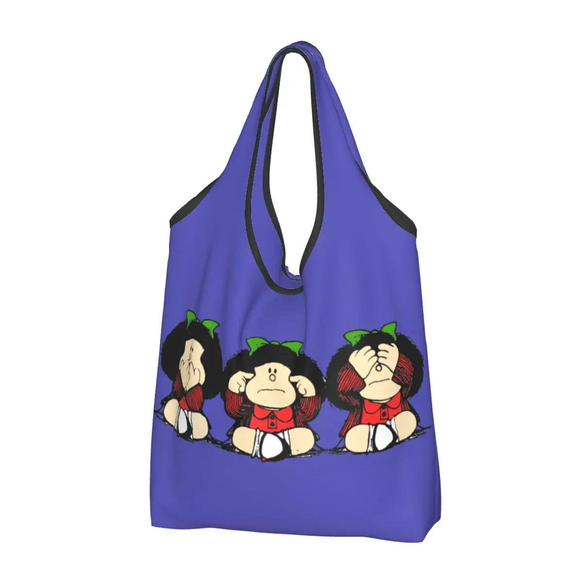 Пользовательская переработка Humor Mafalda Quino мультяшная сумка для покупок манга женская сумка-тоут портативные сумки для покупок для продуктов
Пользовательская переработка Humor Mafalda Quino мультяшная сумка для покупок манга женская сумка-тоут портативные сумки для покупок для продуктов