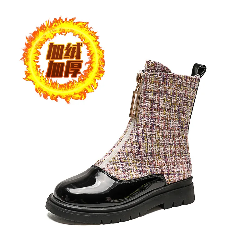Autumn WInter Children Boots for Girls PU Leather Ankle Comfortable Lightweight Kids Girl Shoes Zipper Retro Flat Toddler Shoes
Autumn WInter Children Boots for Girls PU Leather Ankle Comfortable Lightweight Kids Girl Shoes Zipper Retro Flat Toddler Shoes