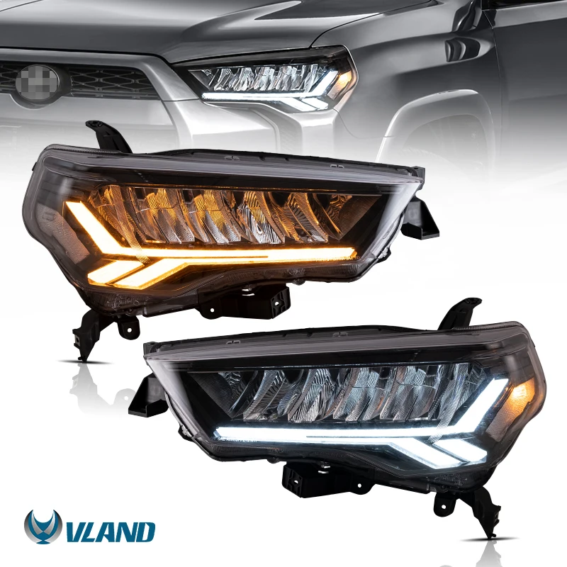 VLAND Factory Wholesales LED Headlights Car Head Light Assembly 2014-2021 With Sequential Turn Front Lamp For TOYOTA 4RUNNER 
VLAND Factory Wholesales LED Headlights Car Head Light Assembly 2014-2021 With Sequential Turn Front Lamp For TOYOTA 4RUNNER