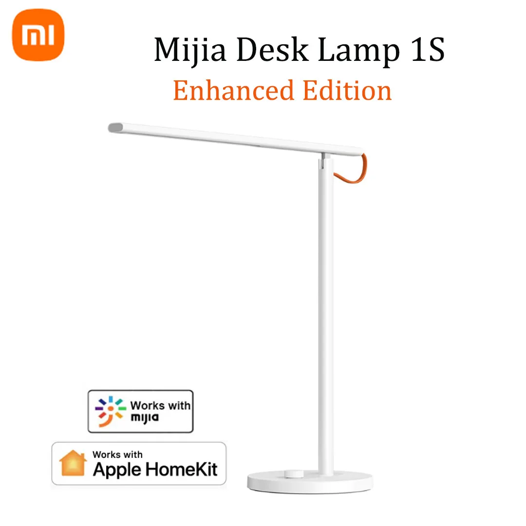 Настольная лампа Xiaomi Mijia 1S, улучшенная версия, регулируемый светодиодный светильник Ra95, 2,4 ГГц, Wi-Fi, беспроводная, поддержка голосового управления Xiaoai или Siri
Настольная лампа Xiaomi Mijia 1S, улучшенная версия, регулируемый светодиодный светильник Ra95, 2,4 ГГц, Wi-Fi, беспроводная, поддержка голосового управления Xiaoai или Siri