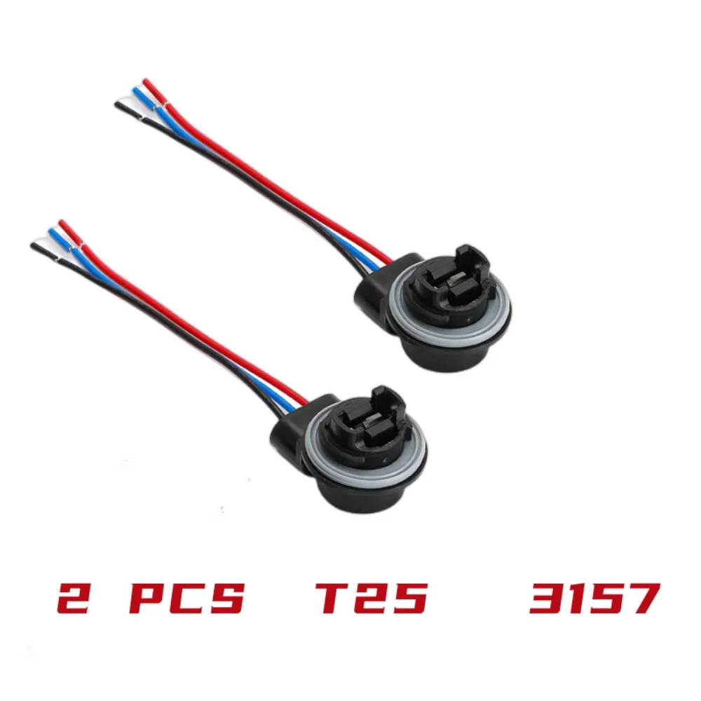 2x T25 3157 P27W Female Socket Car Lamp Light Adapter Extension Connector Plug Bulb Holder Taillight Socket LED Socket
2x T25 3157 P27W Female Socket Car Lamp Light Adapter Extension Connector Plug Bulb Holder Taillight Socket LED Socket