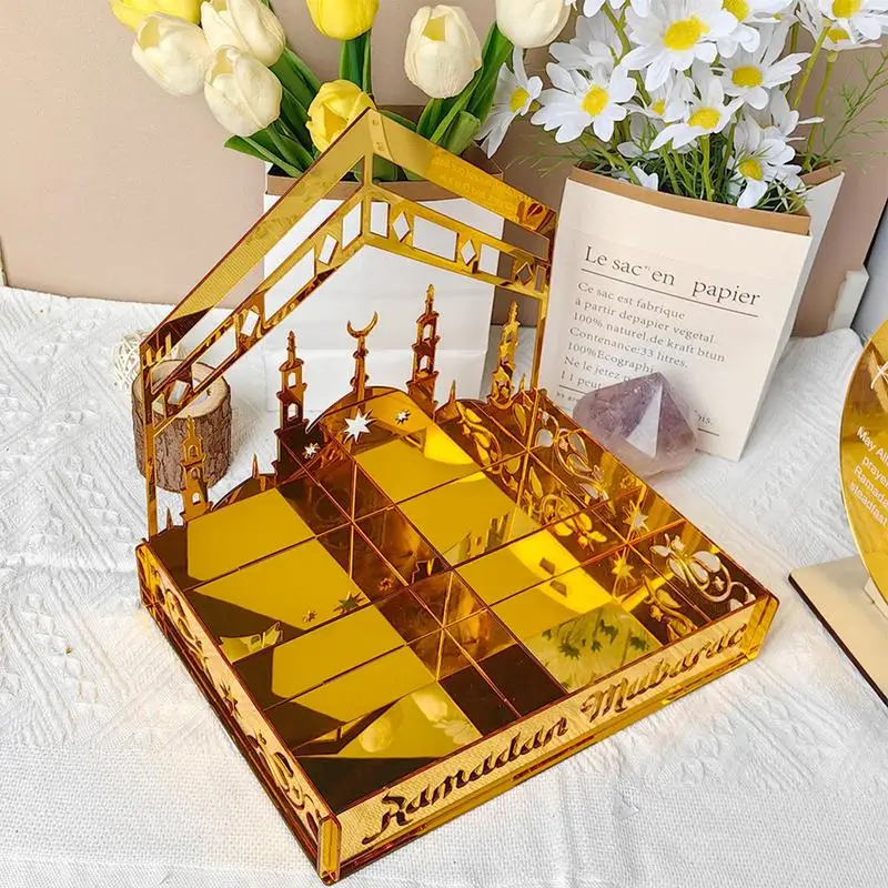 Eid Mubarak Dessert Tray Ramadan Moon Star Plate Candies Food Fruit Storage Tray for Islamic Muslim Festival Party decor
Eid Mubarak Dessert Tray Ramadan Moon Star Plate Candies Food Fruit Storage Tray for Islamic Muslim Festival Party decor