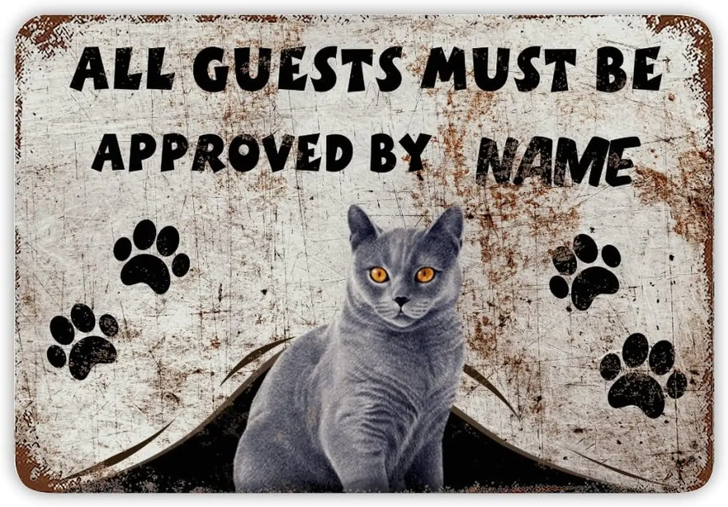 All Guests Must Be Approved By Cat Sign Personalized Pet Name Metal Sign Cat Metal Tin Sign Funny Tiki Bar Tin Sign Funny Metal
All Guests Must Be Approved By Cat Sign Personalized Pet Name Metal Sign Cat Metal Tin Sign Funny Tiki Bar Tin Sign Funny Metal