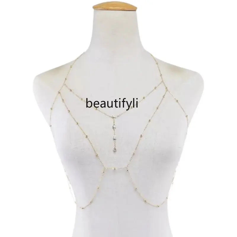 zqChest Necklace Body Chains European and American Three-Dimensional Back Chain Halter Tops Accessories
zqChest Necklace Body Chains European and American Three-Dimensional Back Chain Halter Tops Accessories