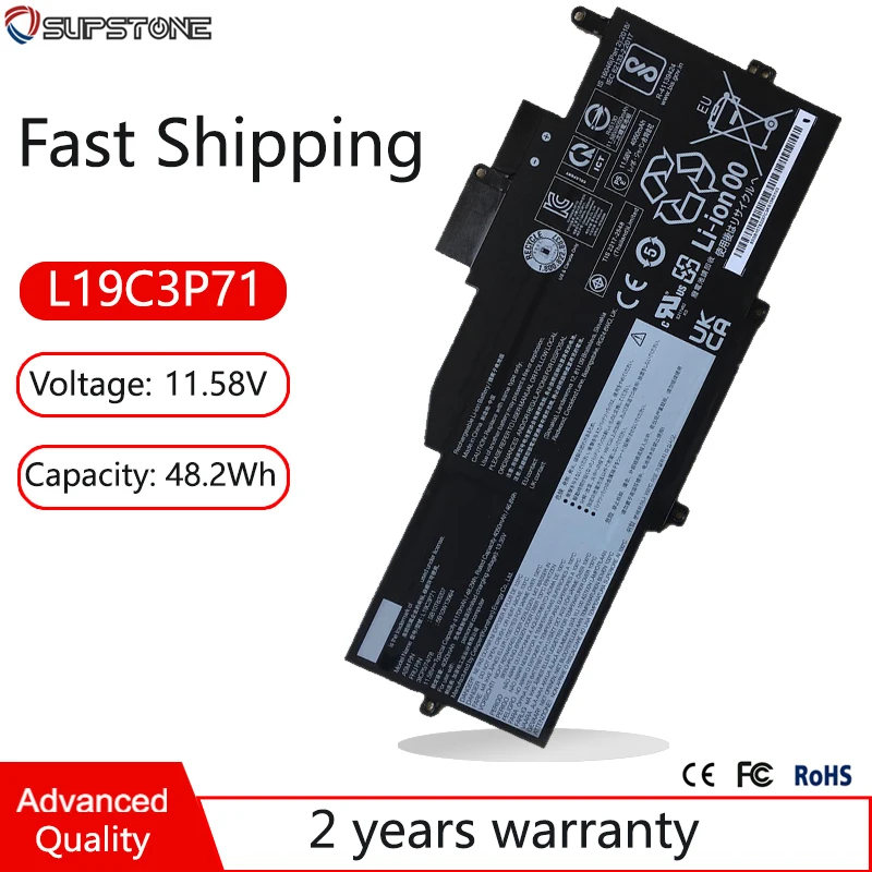 New L19C3P71 L19M3P72 L19M3P73 Laptop Battery For Lenovo ThinkPad X1 NANO GEN 1-20UN SB10T83206 5B10W13962 SB10T83205 5B10W13963
New L19C3P71 L19M3P72 L19M3P73 Laptop Battery For Lenovo ThinkPad X1 NANO GEN 1-20UN SB10T83206 5B10W13962 SB10T83205 5B10W13963