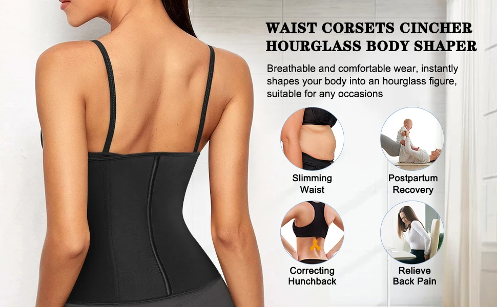 Fajas Colombians Latex Waist Trainer Cincher Long Torso Body Shapewear Women Slimming Belly Sheath Girdles Shaper 9 Steel Bones Fajas Colombians Latex Waist Trainer Cincher Long Torso Body Shapewear Women Slimming Belly Sheath Girdles Shaper 9 Steel Bones