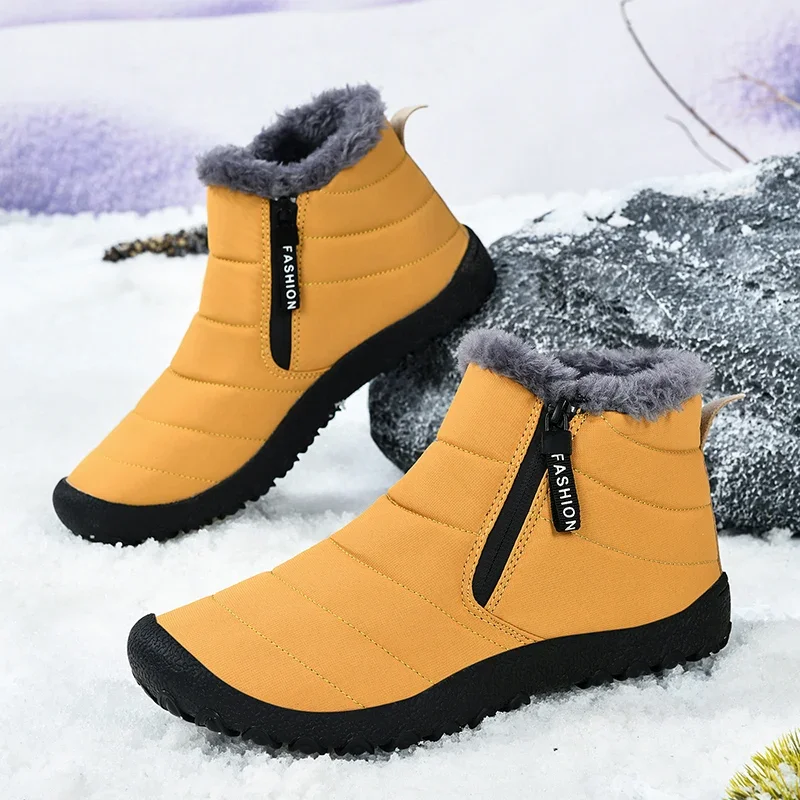Winter Men's Casual Waterproof Double Zipper Snow Boots Outdoor Warm Cotton Shoes Non-slip Large Size Sneakers Zapatillas Hombre
Winter Men's Casual Waterproof Double Zipper Snow Boots Outdoor Warm Cotton Shoes Non-slip Large Size Sneakers Zapatillas Hombre
