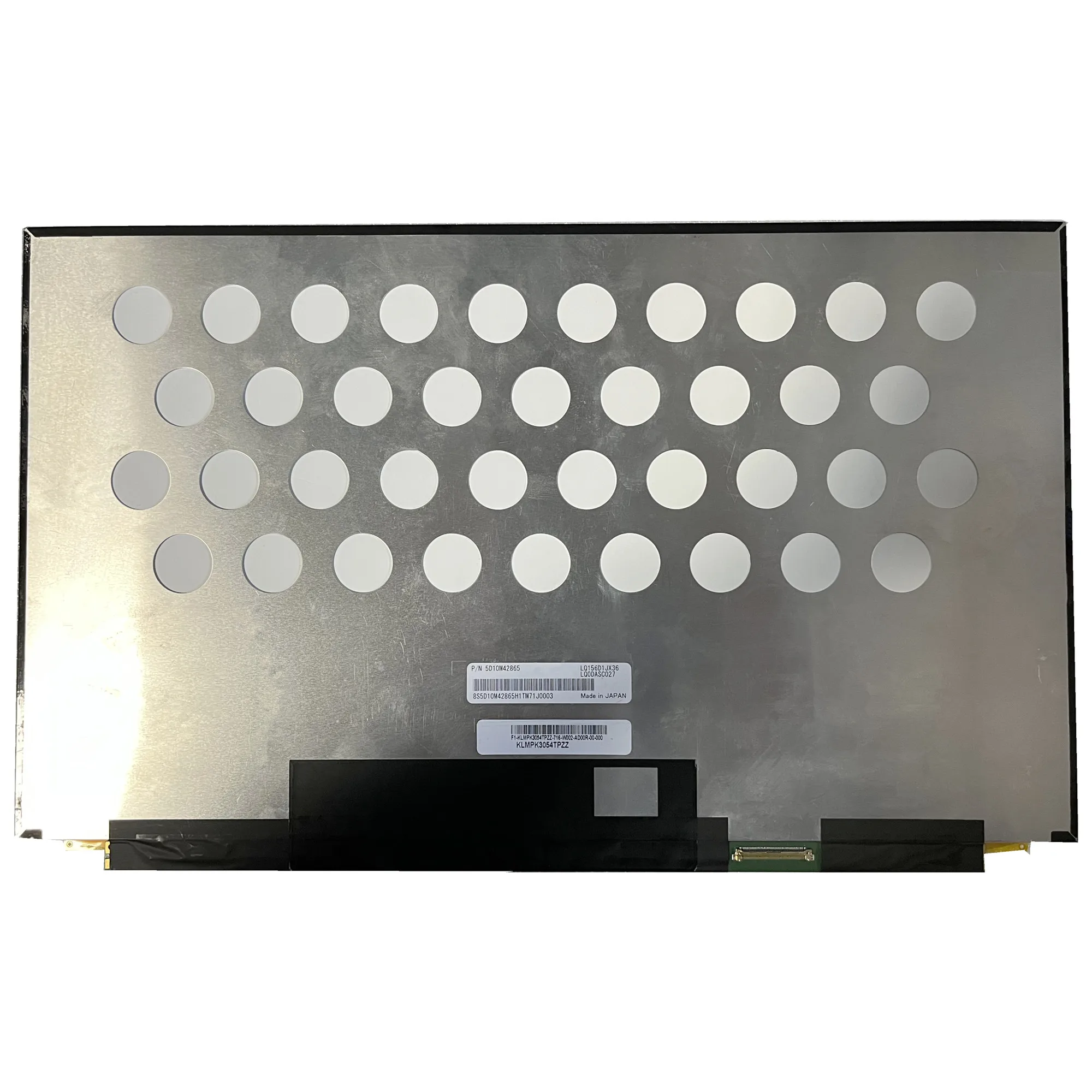 LQ156D1JX36 LQ0DASC027 15,6 ''IPS ЖК-экран для ноутбука, панель дисплея EDP, 40 контактов
LQ156D1JX36 LQ0DASC027 15,6 ''IPS ЖК-экран для ноутбука, панель дисплея EDP, 40 контактов
