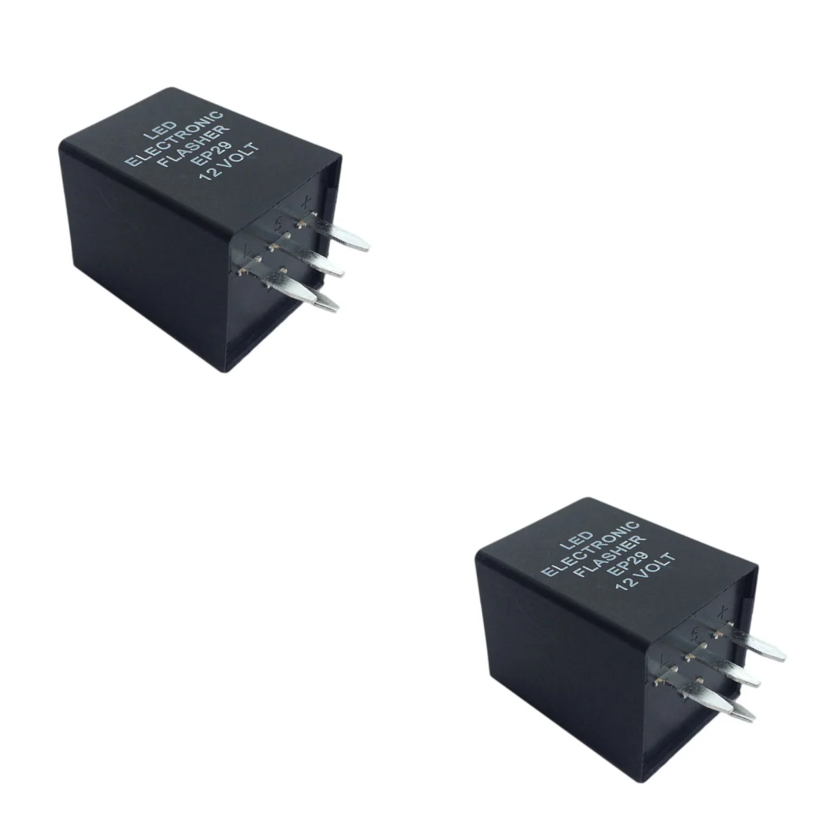 2pcs Car 4-Pin LED Flasher Relay Fix Hyper Flash Turn Signal Equalizer (Black)
2pcs Car 4-Pin LED Flasher Relay Fix Hyper Flash Turn Signal Equalizer (Black)