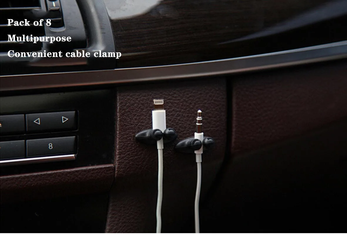 Car Dashboard Mobile Phone Cable Manager Charger Cable Line Organizer Auto Interior Accessories Black Clips Holder Clasp Clamp.
Car Dashboard Mobile Phone Cable Manager Charger Cable Line Organizer Auto Interior Accessories Black Clips Holder Clasp Clamp.
