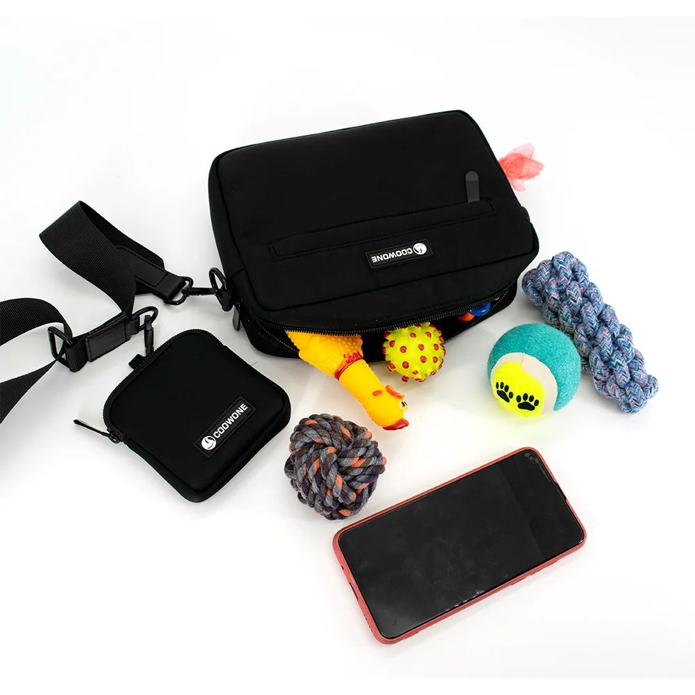 COOWONE Dog Walking Outdoor Bag With Small Treat Pouch Waterproof With Adjustable Shoulder Strap For Training Travel
COOWONE Dog Walking Outdoor Bag With Small Treat Pouch Waterproof With Adjustable Shoulder Strap For Training Travel