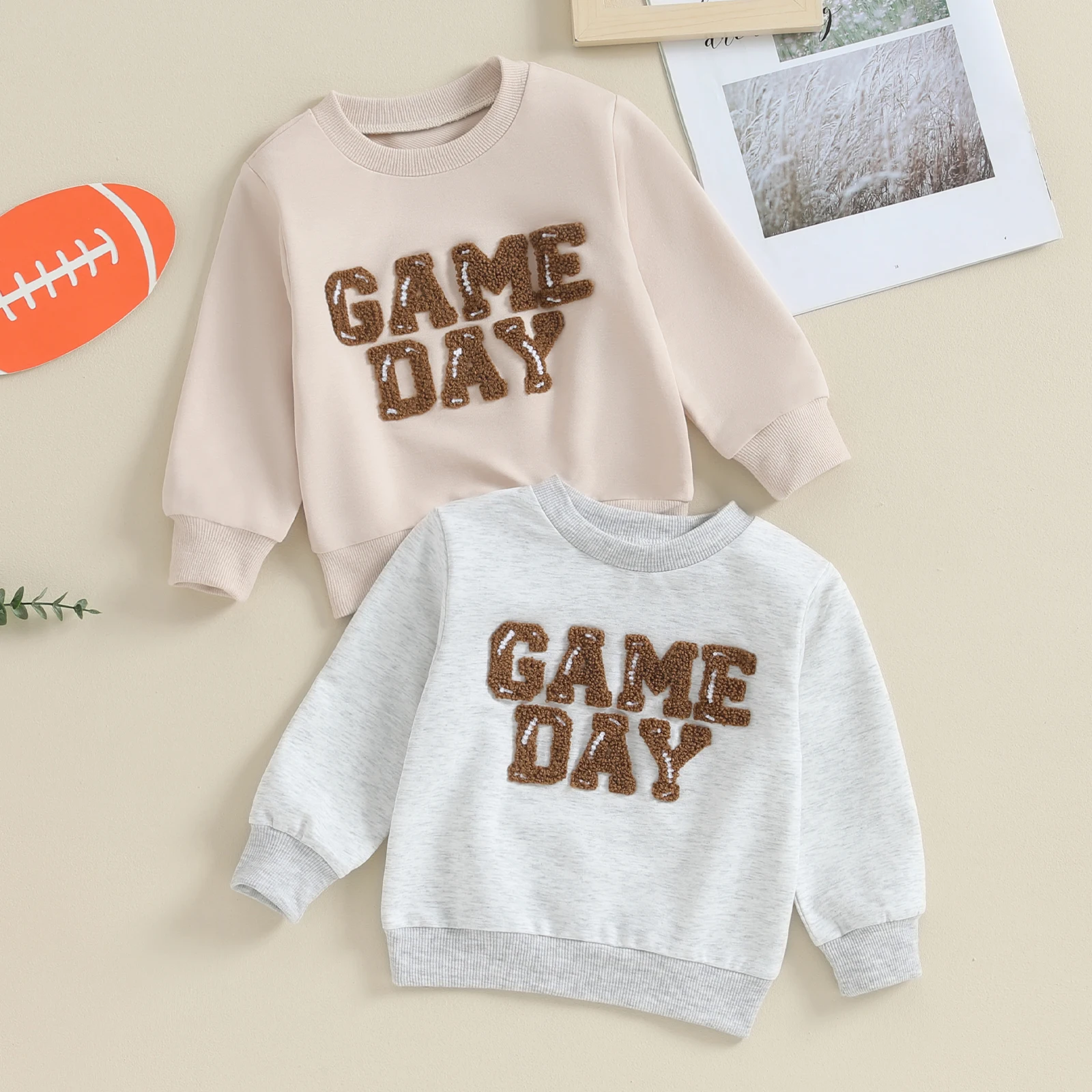 0-24M Baby Girls Boys Sweatshirts Tops Letter Embroidery Crew Neck Long Sleeve Pullovers Sweatshirts Fall Winter Casual Tops
0-24M Baby Girls Boys Sweatshirts Tops Letter Embroidery Crew Neck Long Sleeve Pullovers Sweatshirts Fall Winter Casual Tops