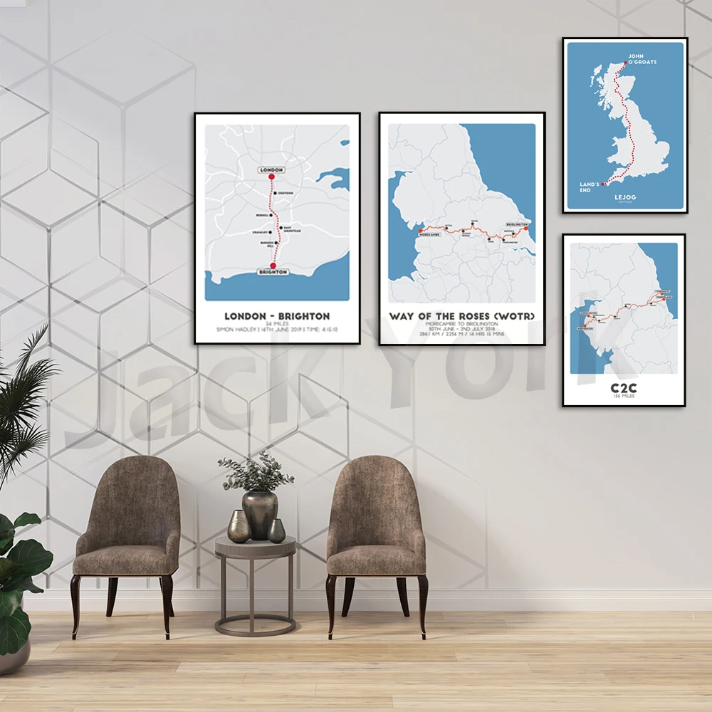 Lands End to John O'Groats -London to Brighton- Cycling map print, Coast to Coast Cycle route, Cycling print
Lands End to John O'Groats -London to Brighton- Cycling map print, Coast to Coast Cycle route, Cycling print
