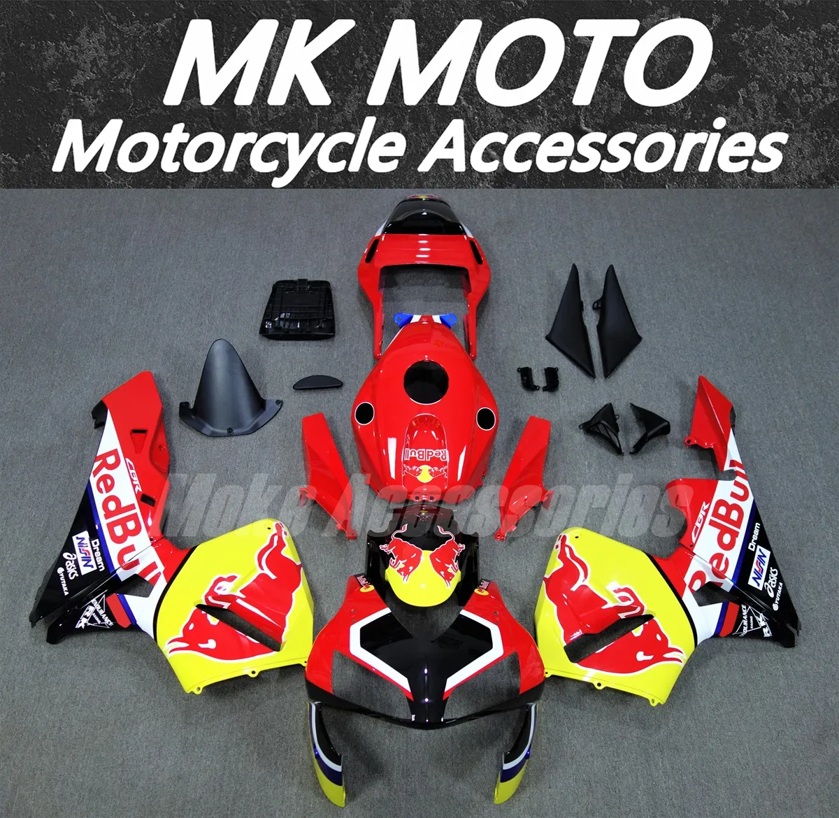 

Motorcycle Fairings Kit Fit For Cbr600rr 2003-2004 Bodywork Set 03-04 High Quality Abs Injection New Red orange