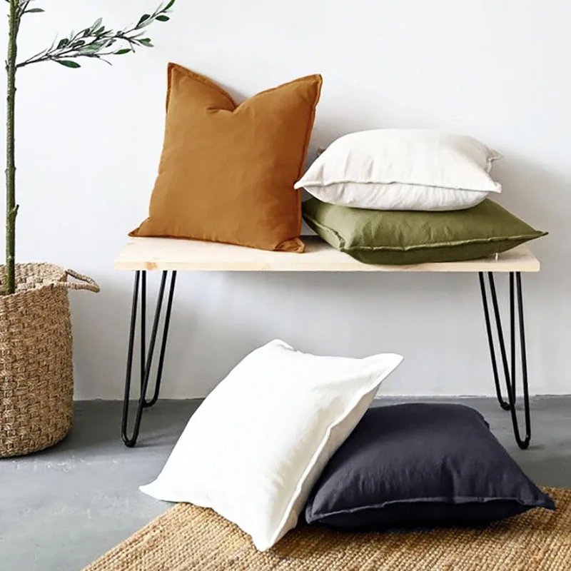 100% Pure Linen Cushion Cover Spring Summer Thin Pillow Case Cover Grey White Black Cushion Covers Black Decorative Pillowcases
100% Pure Linen Cushion Cover Spring Summer Thin Pillow Case Cover Grey White Black Cushion Covers Black Decorative Pillowcases