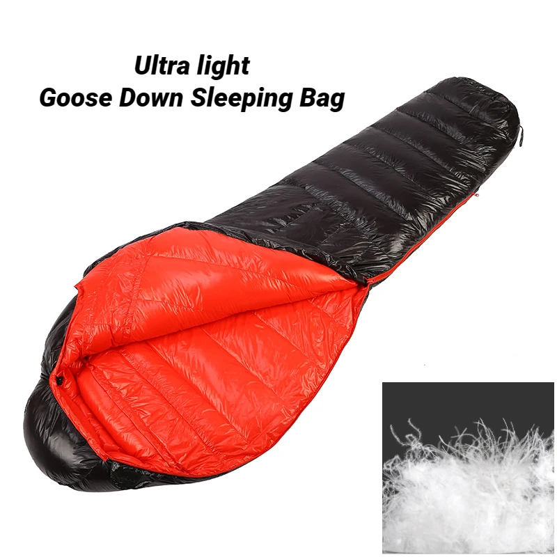Winter Down Sleeping Bag Adult Mummy White Goose Down Warm Sleeping Bag Three Seasons Suitable For Camping Trips
Winter Down Sleeping Bag Adult Mummy White Goose Down Warm Sleeping Bag Three Seasons Suitable For Camping Trips