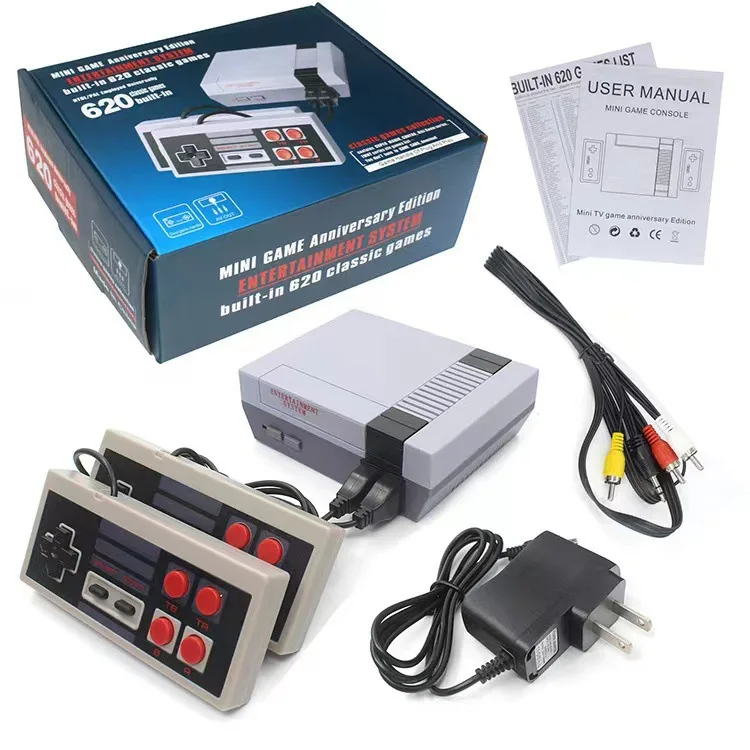 Mini 620 New TV Game Machine NES Game Machine Retro Classic FC Red and White Game Machine
Mini 620 New TV Game Machine NES Game Machine Retro Classic FC Red and White Game Machine