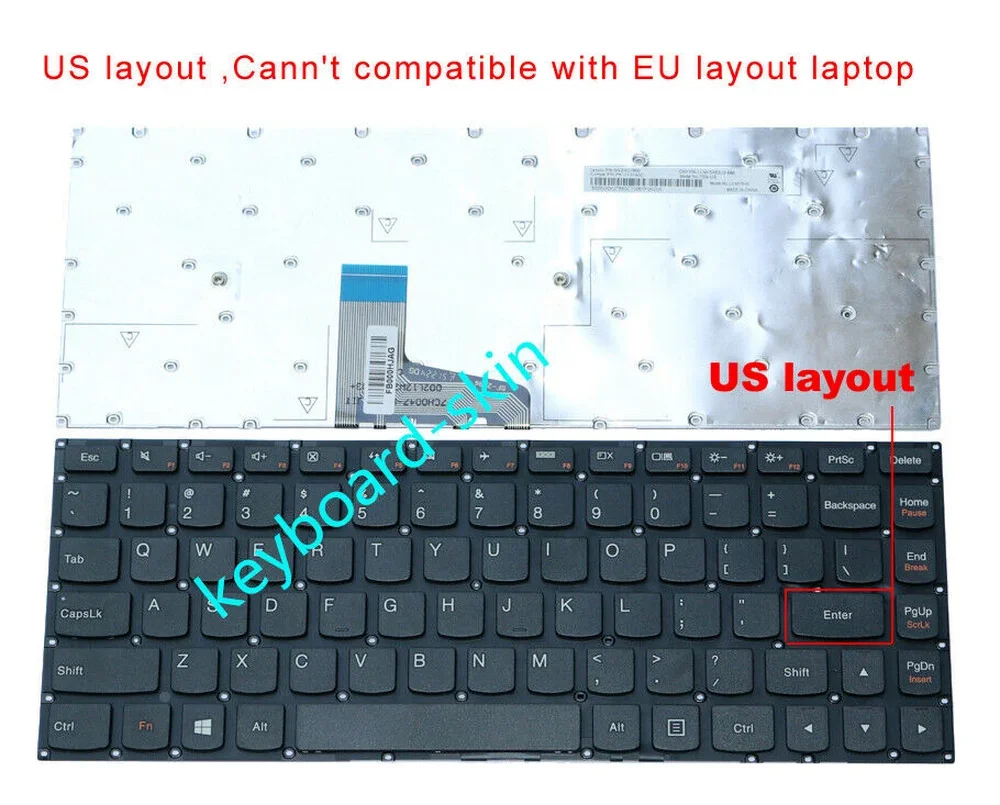US Keyboard no-backlit no-frame for Lenovo 700s,700s-14,700S-14ISK SN20K27850 PK131131A00 LCM15H53US-686 laptop
US Keyboard no-backlit no-frame for Lenovo 700s,700s-14,700S-14ISK SN20K27850 PK131131A00 LCM15H53US-686 laptop