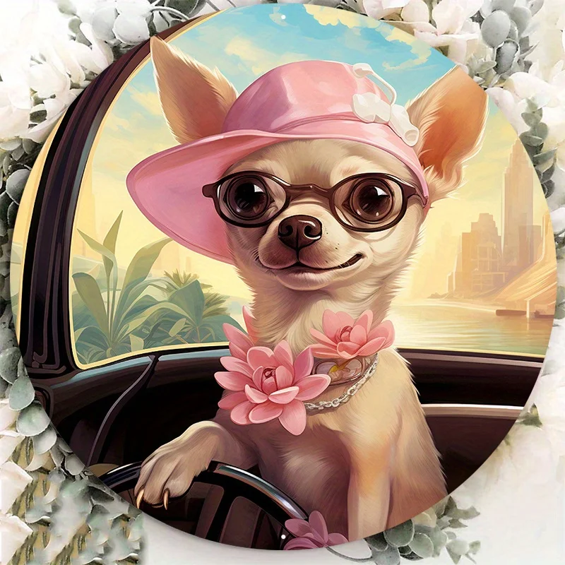 8x8inch Aluminum Metal Sign Spoiled Chihuhua Dog Sign Gift, Dog Wreath decoracion hogar rustico wall decor
8x8inch Aluminum Metal Sign Spoiled Chihuhua Dog Sign Gift, Dog Wreath decoracion hogar rustico wall decor
