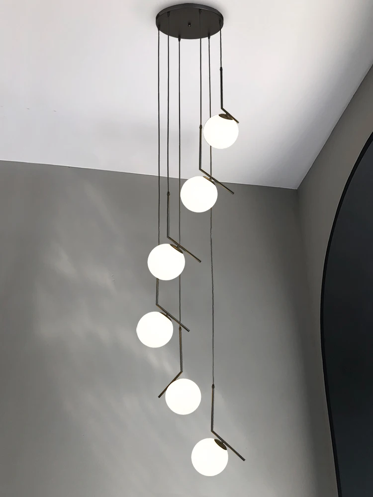 Stairs Modern Nordic Chandelier Loft Duplex Living Room Hotel Lobby Long Chandelier Home Decorative Lighting Interior Decoration
Stairs Modern Nordic Chandelier Loft Duplex Living Room Hotel Lobby Long Chandelier Home Decorative Lighting Interior Decoration