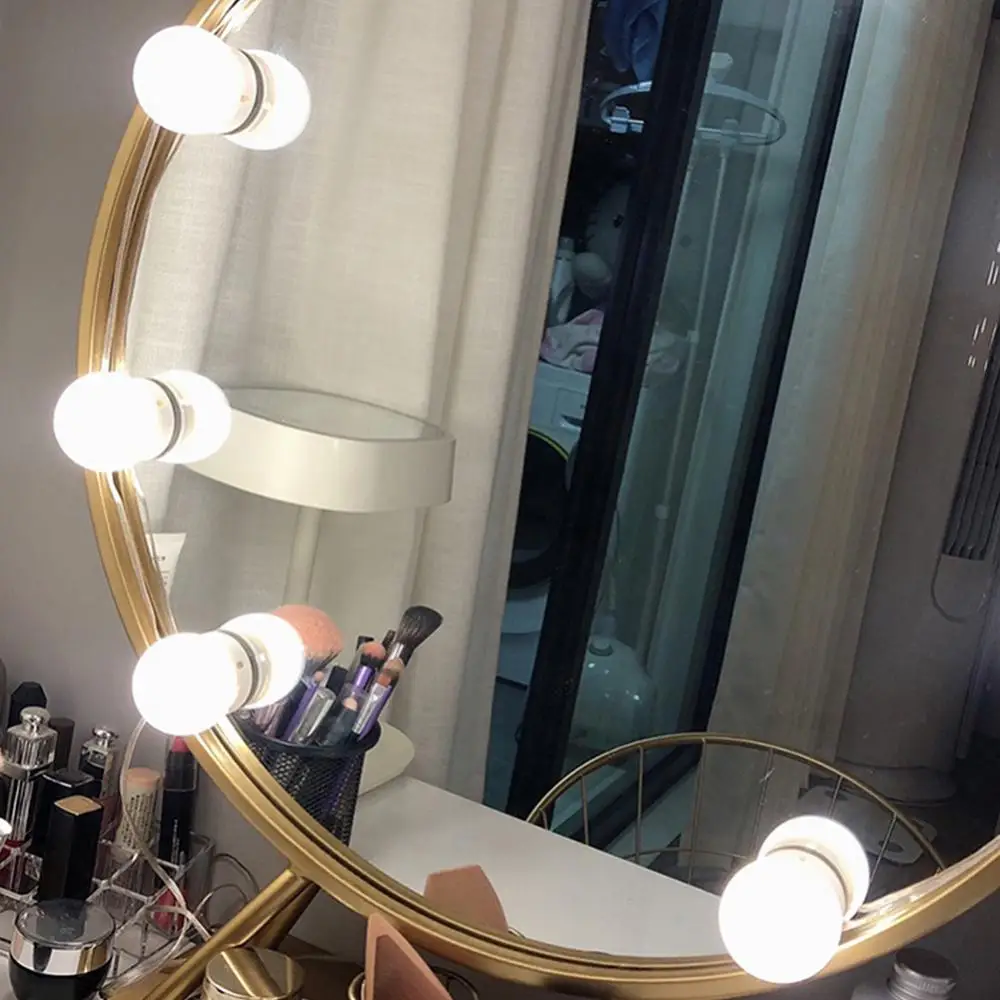 Vanity Lights Bathroom Dressing Table LED Makeup Lamp Wall Bulb Vanity Cosmetic Mirror Light Indoor Lighting
Vanity Lights Bathroom Dressing Table LED Makeup Lamp Wall Bulb Vanity Cosmetic Mirror Light Indoor Lighting